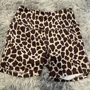 Leopard Print Women's Shorts